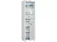 Шкаф медицинский МД 1 1650/SG дверцы стекло/металл Шкаф медицинский МД 1 1650/SG дверцы стекло/металл