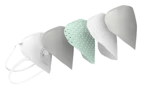 Маска защитная с клапаном (респиратор) FFP2 N95, 10 штук в упаковке Маска защитная с клапаном (респиратор) FFP2 N95, 10 штук в упаковке