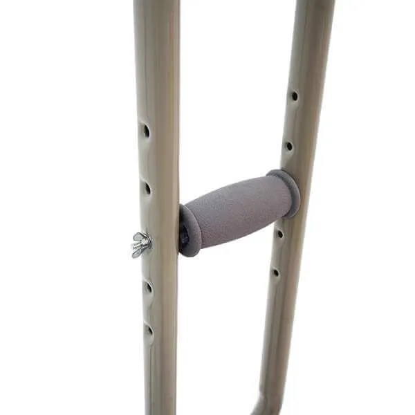 Костыли подмышечные сталь без УПС р XXL (на рост 155-180см, вес до 225 кг) Симс 10022BA (пара) 