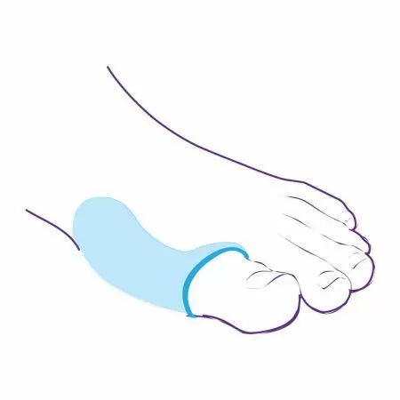 Бурсопротектор большого пальца стопы Тривес СТ-47 силиконовый Бурсопротектор большого пальца стопы Тривес СТ-47 силиконовый