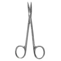 Ножницы глазные вертикально-изогнутые остроконечные 115мм  J-22-212A