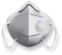 Маска защитная с клапаном (респиратор) FFP2 N95, 10 штук в упаковке Маска защитная с клапаном (респиратор) FFP2 N95, 10 штук в упаковке