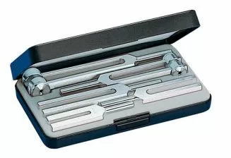 Набор камертонов Riester Besteck Set III из алюминия, 5 штук Набор камертонов Riester Besteck Set III из алюминия, 5 штук