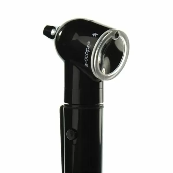 Отоскоп Riester E-scope, фиброоптическое освещение LED, черный