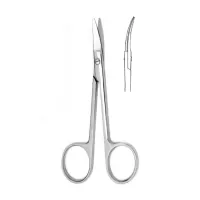 Ножницы тупоконечные вертикально-изогнутые с коротким лезвием детские 125 мм Hilbro 10.0122.12 Ножницы тупоконечные вертикально-изогнутые с коротким лезвием детские 125 мм Hilbro 10.0122.12