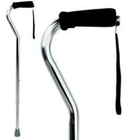 Трость 10100S телескопическая, смещеная ручка Трость 10100S телескопическая, смещеная ручка