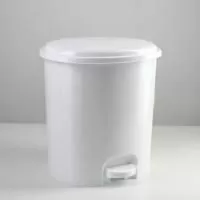 Ведро для мусора с педалью 12 л, пластик Ведро для мусора с педалью 12 л, пластик