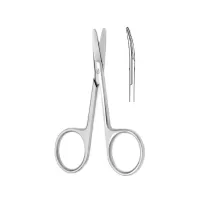 Ножницы тупоконечные вертикально-изогнутые 100 мм Hilbro 10.0017.10 Ножницы тупоконечные вертикально-изогнутые 100 мм Hilbro 10.0017.10