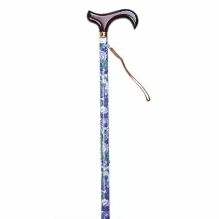 TN-123 Трость Nova с Т-образной ручкой и ремешком, с рисунком TN-123 Трость Nova с Т-образной ручкой и ремешком, с рисунком