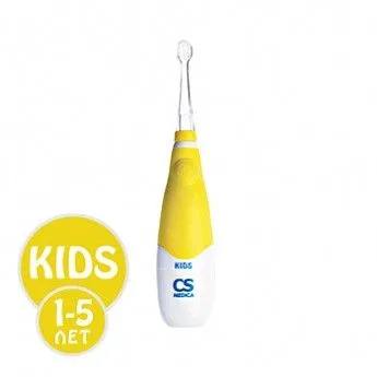 Электрическая звуковая зубная щетка CS Medica SonicPulsar CS-561 Kids (желтая) Электрическая звуковая зубная щетка CS Medica SonicPulsar CS-561 Kids (желтая)
