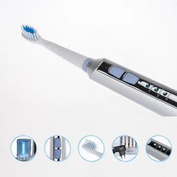 Электрическая звуковая зубная щетка CS Medica SonicPulsar CS-233-UV с зар. устр. и УФ дезинфектором Электрическая звуковая зубная щетка CS Medica SonicPulsar CS-233-UV с зар. устр. и УФ дезинфектором