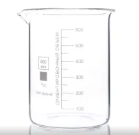 Стакан Н-1-600 низкий с носиком 600 мл стекло МиниМед Стакан Н-1-600 низкий с носиком 600 мл стекло МиниМед