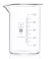 Стакан Н-1-100  низкий с носиком 100 мл стекло МиниМед Стакан Н-1-100  низкий с носиком 100 мл стекло МиниМед