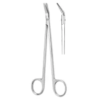 Ножницы сосудистые вертикально-изогнутые под углом 160 мм Hilbro 10.0526.16 Ножницы сосудистые вертикально-изогнутые под углом 160 мм Hilbro 10.0526.16