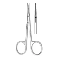 Ножницы глазные тупоконечные прямые 113 мм Hilbro 10.0328.11 Ножницы глазные тупоконечные прямые 113 мм Hilbro 10.0328.11