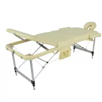 Стол массажный MED-MOS JFAL01A 3-секционный складной алюминиевый с регулировкой высоты  Стол массажный MED-MOS JFAL01A 3-секционный складной алюминиевый с регулировкой высоты