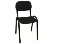 Стул на металлическом каркасе Персона 4 черный Стул на металлическом каркасе Персона 4 черный