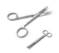 Ножницы тупоконечные вертикально-изогнутые Surgicon J-22-027, 145 мм Ножницы тупоконечные вертикально-изогнутые Surgicon J-22-027, 145 мм