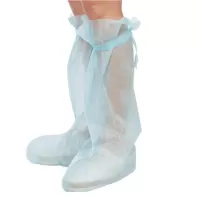 Бахилы одноразовые Гекса стерильные нетканные высокие 55 см плотность 25 мкм