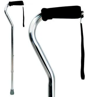 Трость 10100S телескопическая, смещеная ручка Трость 10100S телескопическая, смещеная ручка