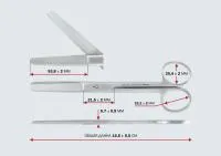 Ножницы тупоконечные прямые 165 мм J-22-006 Ножницы тупоконечные прямые 165 мм J-22-006