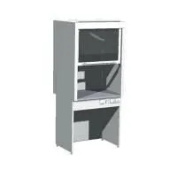 Шкаф вытяжной с пластиковой столешницей ШВ-01-МСК