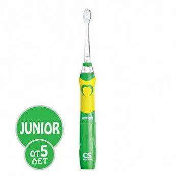 Электрическая звуковая зубная щетка CS Medica SonicPulsar CS-562 Junior (зеленая) Электрическая звуковая зубная щетка CS Medica SonicPulsar CS-562 Junior (зеленая)
