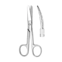 Ножницы тупоконечные вертикально-изогнутые детские 125 мм Hilbro 10.0017.12 Ножницы тупоконечные вертикально-изогнутые детские 125 мм Hilbro 10.0017.12