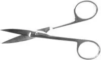Ножницы с 2-мя острыми концами, изогнутые, 140 мм ТМ-Н-3-2