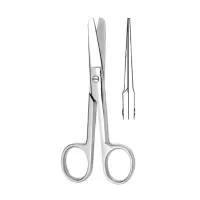 Ножницы тупоконечные прямые детские 125 мм Hilbro 10.0016.12 Ножницы тупоконечные прямые детские 125 мм Hilbro 10.0016.12