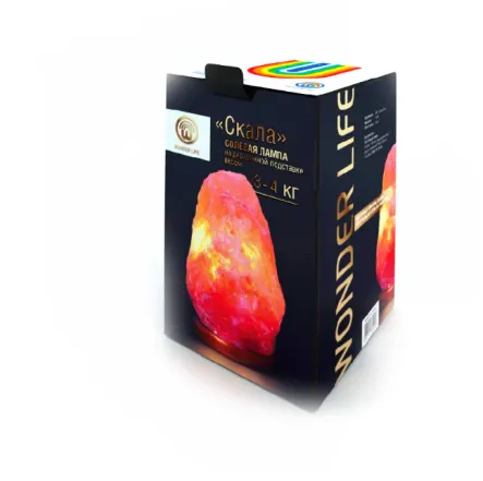 Солевая лампа Wonder Life Скала 3-4 кг