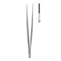 Пинцет сосудистый прямой с атравматической нарезкой Hilbro 34.0023 Пинцет сосудистый прямой с атравматической нарезкой Hilbro 34.0023