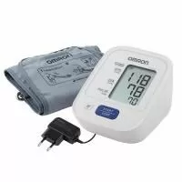 Тонометр автоматический на плечо OMRON M2 Eco с манжетой 22-32 см и адаптером (HEM-7126-ARU) Тонометр автоматический на плечо OMRON M2 Eco с манжетой 22-32 см и адаптером (HEM-7126-ARU)