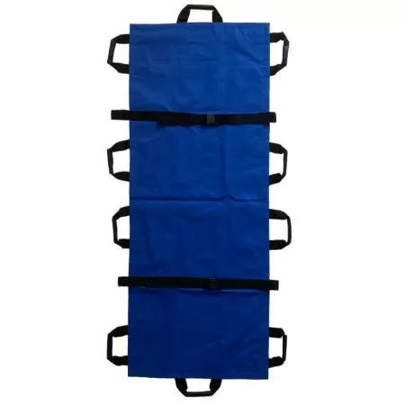 Носилки мягкие DDJ-8A с ремнями, размер 185х68см, синие Носилки мягкие DDJ-8A с ремнями, размер 185х68см, синие