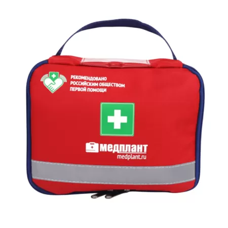 Аптечка для оказания первой помощи с применением медицинских изделий в организациях, осуществляющих образовательную деятельность по приказу 261н МЕДПЛАНТ в сумке-чехле Волонтер-6, артикул 1663 Аптечка для оказания первой помощи с применением медицинских изделий в организациях, осуществляющих образовательную деятельность по приказу 261н МЕДПЛАНТ в сумке-чехле Волонтер-6, артикул 1663
