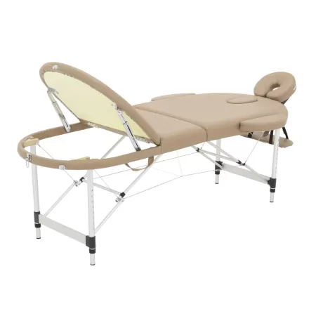 Стол массажный MED-MOS JFAL03 3-секционный складной алюминиевый с регулировкой высоты  Стол массажный MED-MOS JFAL03 3-секционный складной алюминиевый с регулировкой высоты