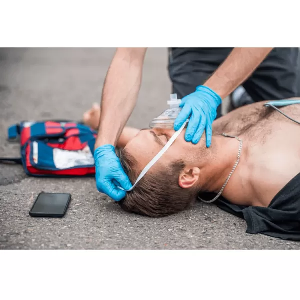 Маска для сердечно-легочной реанимации складная одноразовая Медплант для детей и взрослых, артикул 1531  Маска для сердечно-легочной реанимации складная одноразовая Медплант для детей и взрослых, артикул 1531