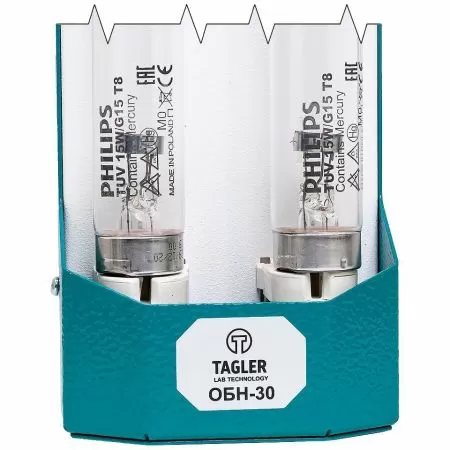Облучатель ультрафиолетовый открытого типа TAGLER ОБН-30, 2 лампы по 15 Вт
