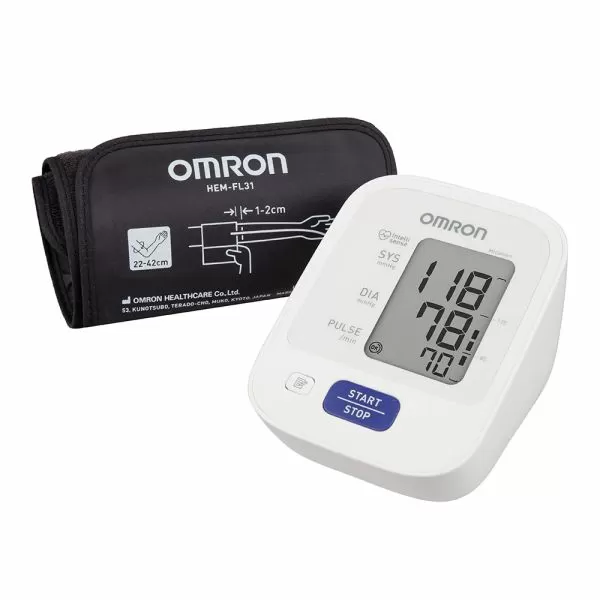 Тонометр автоматический на плечо OMRON M2 Comfort с манжетой 22-42 см и адаптером (HEM-7123-ALRU) Тонометр автоматический на плечо OMRON M2 Comfort с манжетой 22-42 см и адаптером (HEM-7123-ALRU)