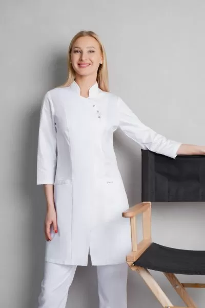 Блуза медицинская женская "Доктор Стиль" Восток (рукав 3/4) Блуза медицинская женская "Доктор Стиль" Восток (рукав 3/4)