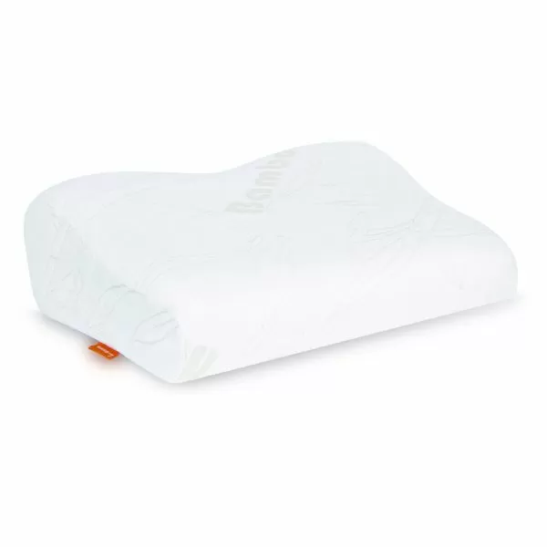 Подушка ортопедическая Luomma Lum F-515, с эффектом памяти и выемкой под плечо, валики 14 и 9 см, с регулировкой по высоте