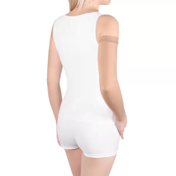 Рукав компрессионный IDEALISTA ID-401W 1 класс компрессии на широкое плечо цвет карамель 