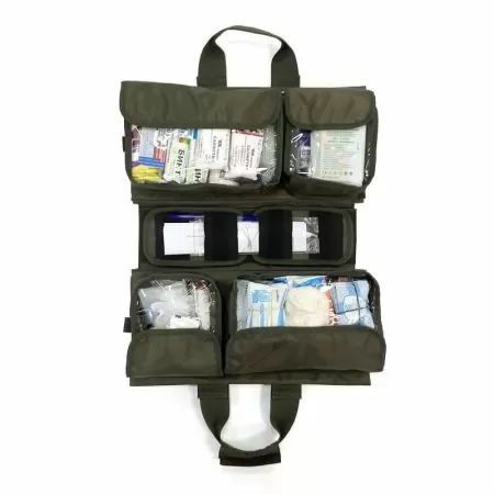 Набор первой помощи НПП МЕДПЛАНТ расширенный исполнение 1 в сумке-трансформере универсальной раскладной СУРт-01, цвет олива, артикул 1446 Набор первой помощи НПП МЕДПЛАНТ расширенный исполнение 1 в сумке-трансформере универсальной раскладной СУРт-01, цвет олива, артикул 1446