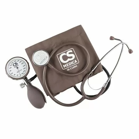 Тонометр механический на плечо CS Medica CS-109 Pro в комплекте фонендокоп, 3 манжеты (17–24 см, 22–38 см, 34–50 см) и сумка-укладка Тонометр механический на плечо CS Medica CS-109 Pro в комплекте фонендокоп, 3 манжеты (17–24 см, 22–38 см, 34–50 см) и сумка-укладка