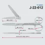 Ножницы с одним острым концом прямые 145 мм Surgicon J-22-012 Ножницы с одним острым концом прямые 145 мм Surgicon J-22-012