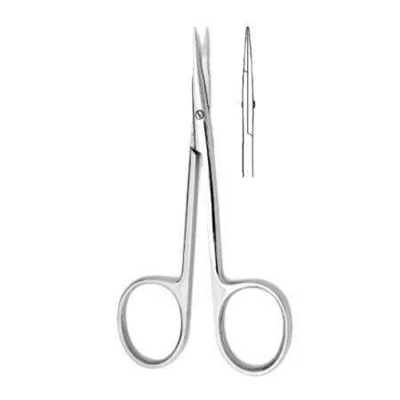 Ножницы роговичные тупоконечные прямые 110 мм Hilbro 10.0184.11 Ножницы роговичные тупоконечные прямые 110 мм Hilbro 10.0184.11