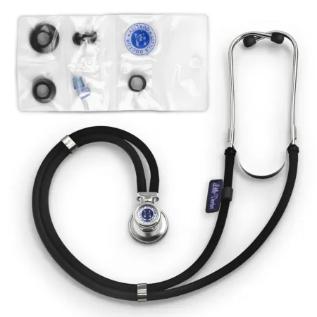 Стетофонендоскоп Little Doctor LD Special с дополнительными насадками, длина трубок 56см (Черный)