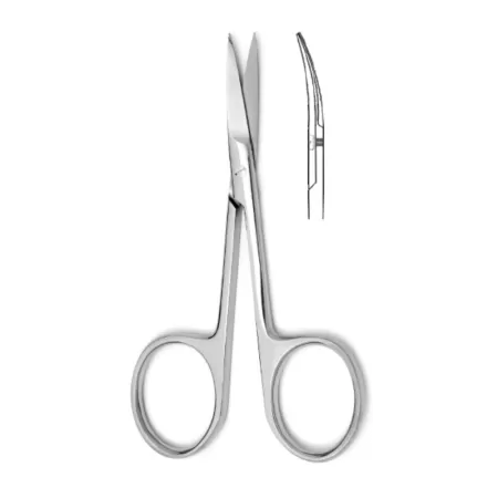 Ножницы остроконечные вертикально-изогнутые 100 мм Hilbro 10.0021.10 Ножницы остроконечные вертикально-изогнутые 100 мм Hilbro 10.0021.10