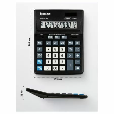 Калькулятор настольный Eleven Business Line CDB1201-BK Калькулятор настольный Eleven Business Line CDB1201-BK