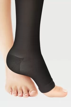 Моночулок IDEALISTA ID-330 1 класс компрессии с открытым носком цвет черный 